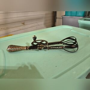 Egg beater, painted BoHo style, decoration only
